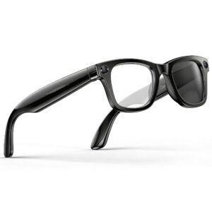 AI Smart Glasses with Camera and Bluetooth, 8MP 4K Camera Glasses with Translation & Voice Control, Video, Audio Recording, IP67 Waterproof Smart Glasses for Business &...