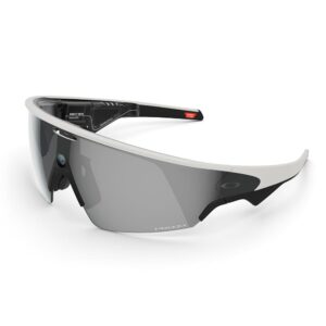 Meta Oakley Vanguard, White | Smart AI Glasses for Men, Women — Camera, Audio, Video Recording — Prizm™ Black Lenses — Sunglasses