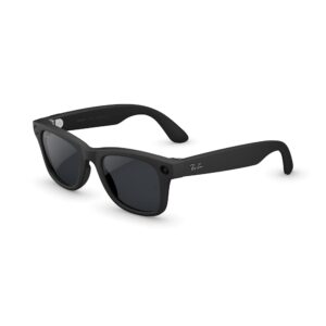 Meta Ray-Ban (Gen 2), Wayfarer, Matte Black | Smart AI Glasses for Men, Women — 2x Battery Life — 3K Ultra HD — 12 MP Ultra-Wide Camera, Audio, Video Recording — Transitions®...