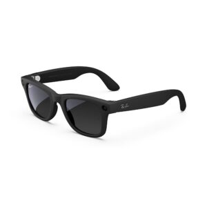 Ray-Ban Meta (Gen 1), Wayfarer, Matte Black | Smart AI Glasses for Men, Women — 12 MP Ultra-Wide Camera, Open-Ear Audio, Video Recording, Bluetooth — Polarized Gradient Graphite...